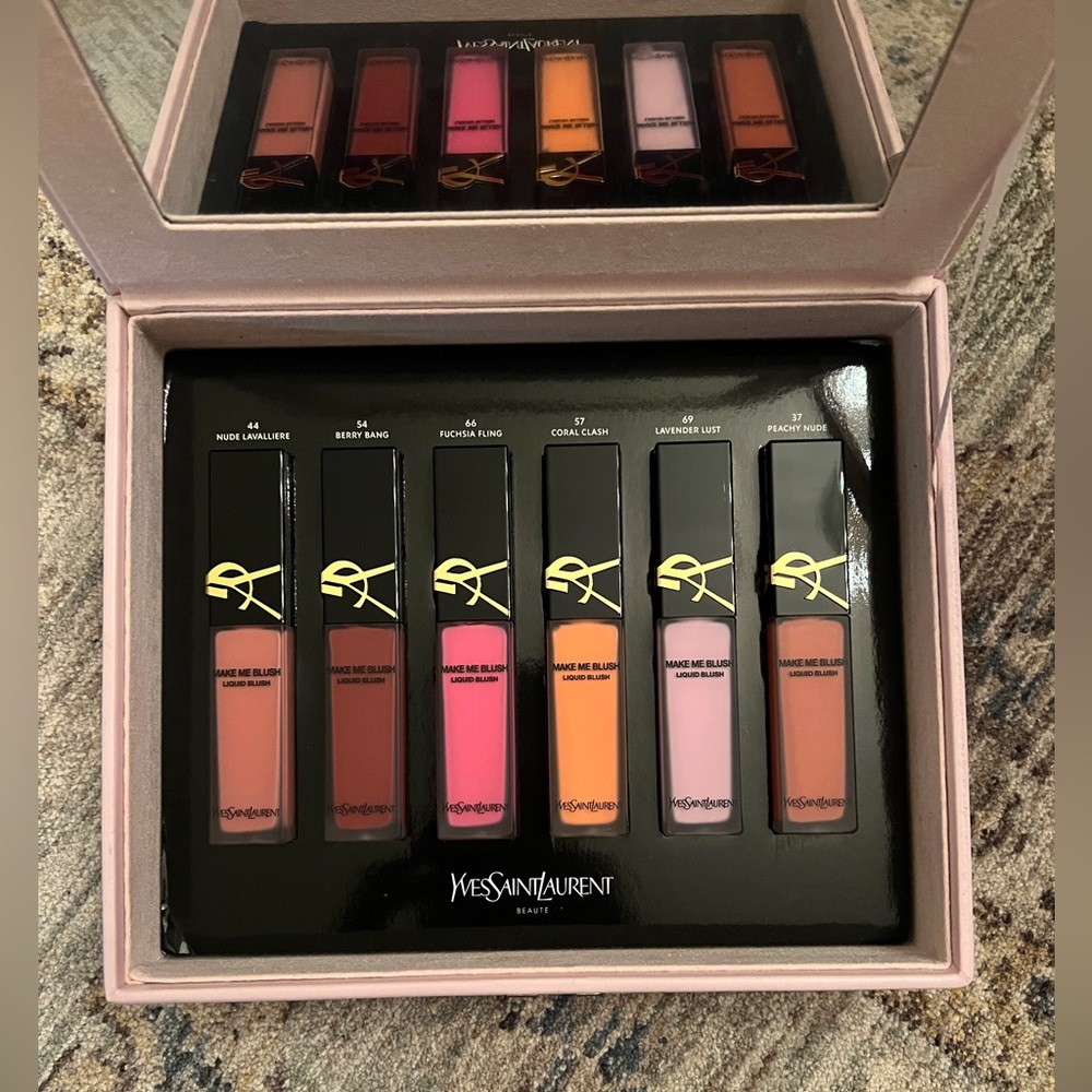 Yves Saint Laurent Liquid Blush 6 piece Set